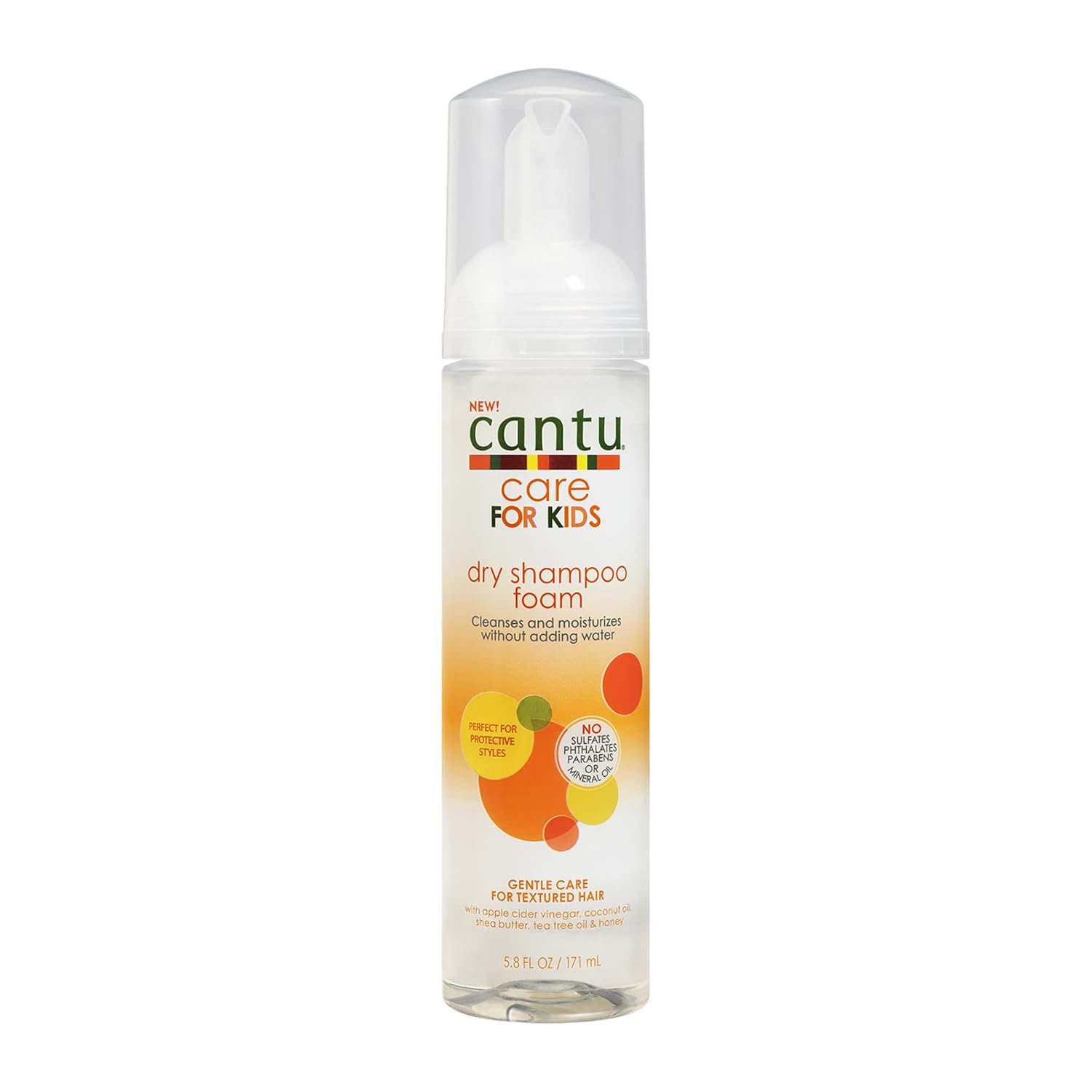 Cantu Care Dry Shampoo Foam For Kids 171ml - Afro Hair Boutique