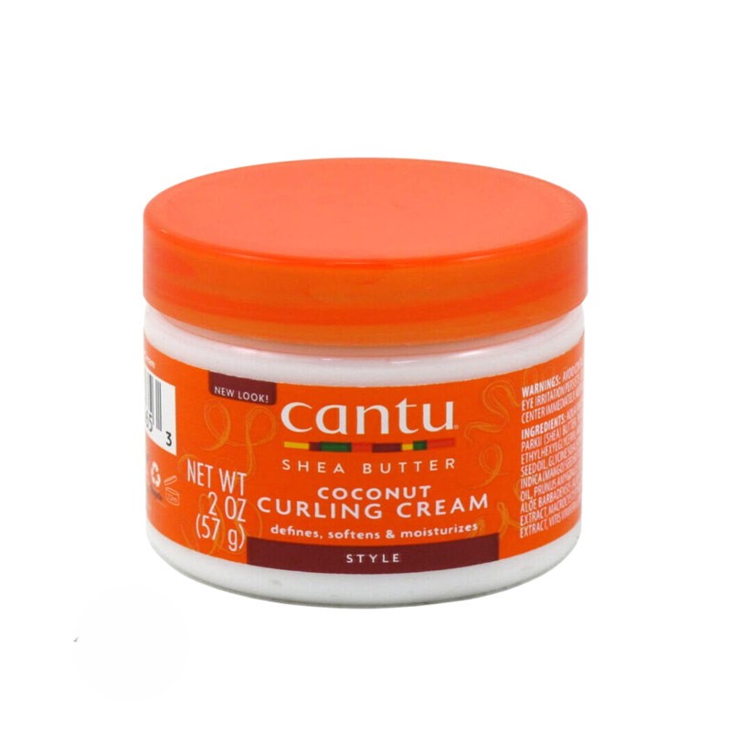 Cantu Shea Butter Coconut Curling Cream For Natural Curl & Coils 57g