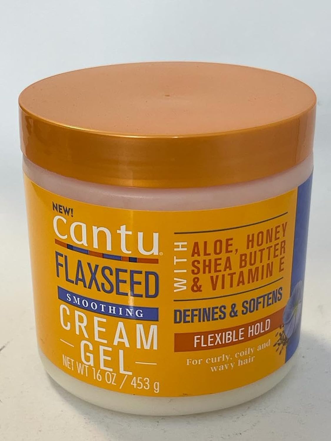 Cantu Shea Butter Flaxseed Smoothing Cream Gel 453g - Afro Hair Boutique