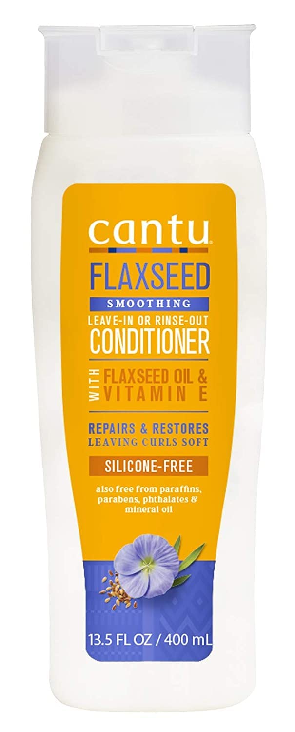 Cantu Shea Butter Flaxseed Smoothing Leave In Or Rinse Out Conditioner 400ml - Afro Hair Boutique