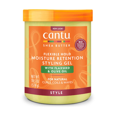 Cantu Shea Butter Moisture Retention Styling Gel With Flaxseed & Olive Oil 524g