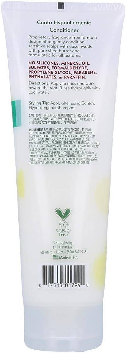 Cantu Shea Butter Sensitive Hypoallergenic Conditioner 227g - Afro Hair Boutique