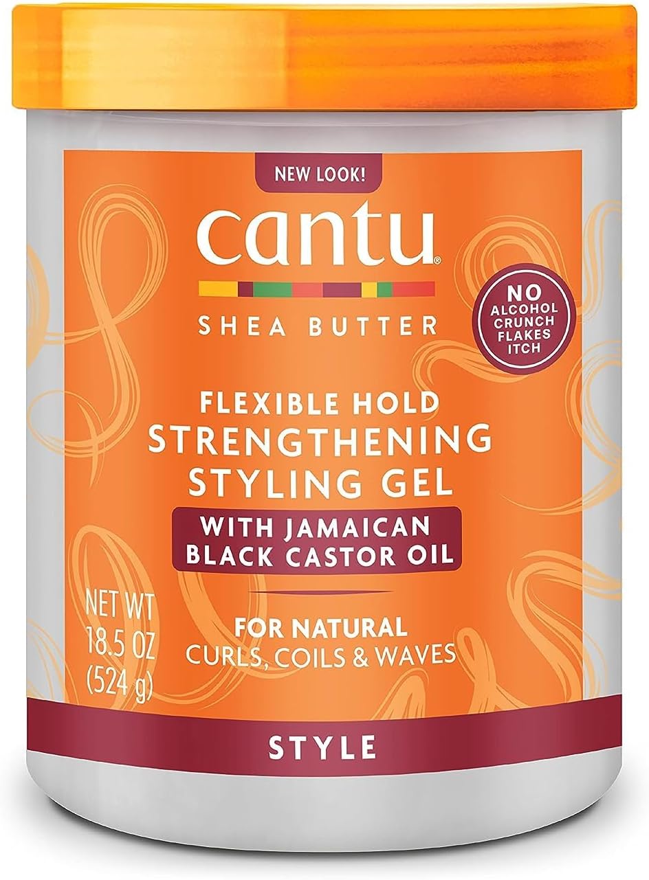 Cantu Shea Butter Strengthening Styling Gel With Jamaican Black Castor Oil 524g - Afro Hair Boutique
