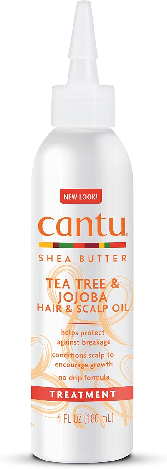 Cantu Shea Butter Tea Tree And Jojoba Hair And Scalp Oil 180ml - Afro Hair Boutique