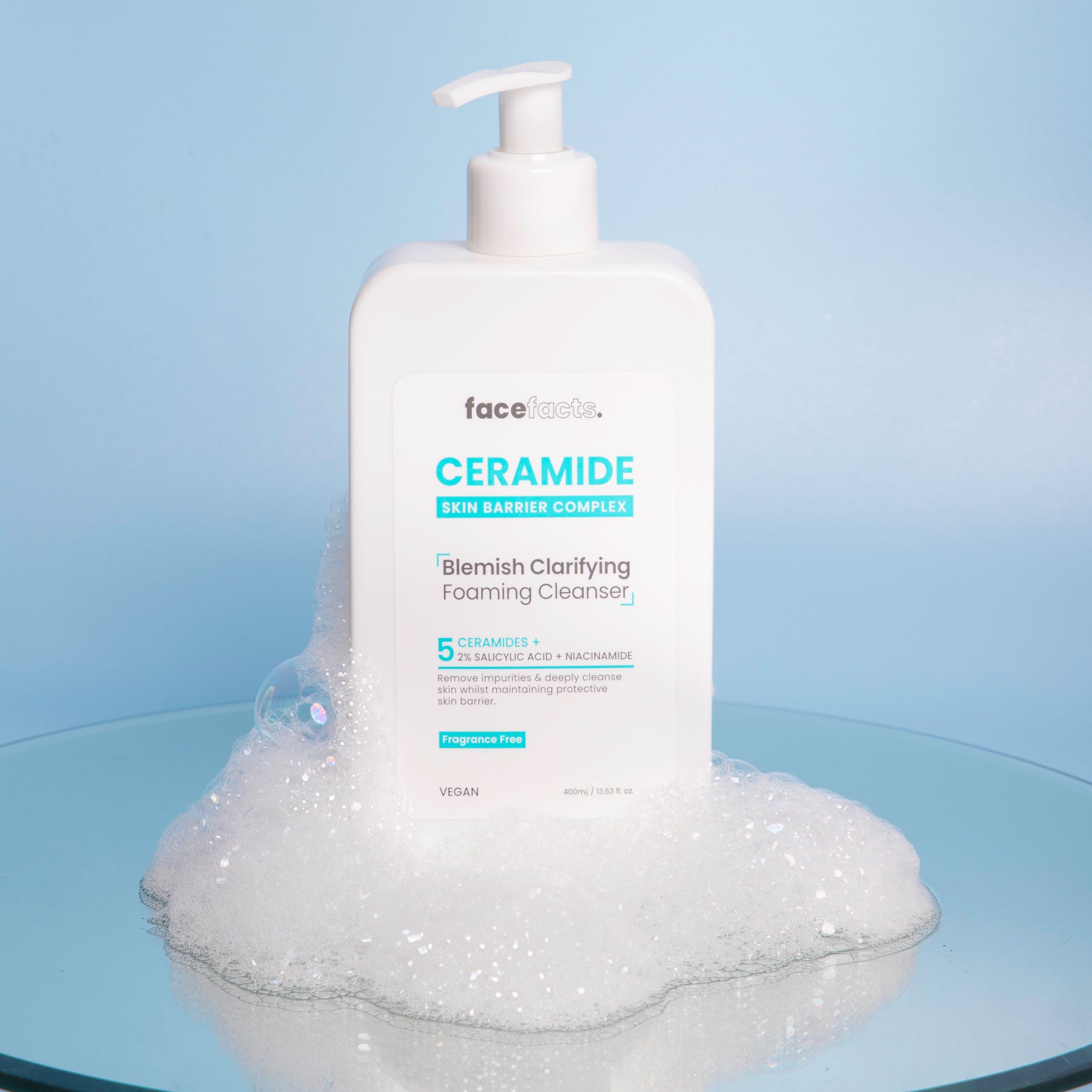Face Facts 5 Ceramide Blemish Clarifying Foaming Cleanser 400ml