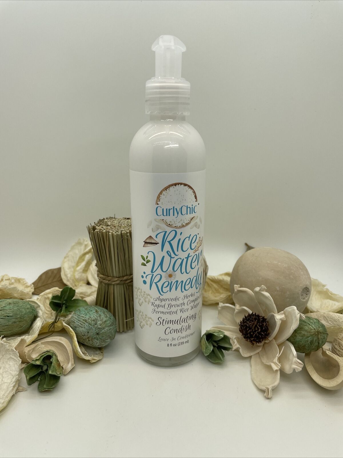Curly Chic Rice Water Remedy Stimulating Leave In Conditioner 239ml