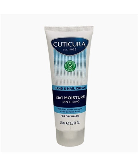 Cuticura 2In1 Hand And Nail Moisture Plus Anti Bac Cream