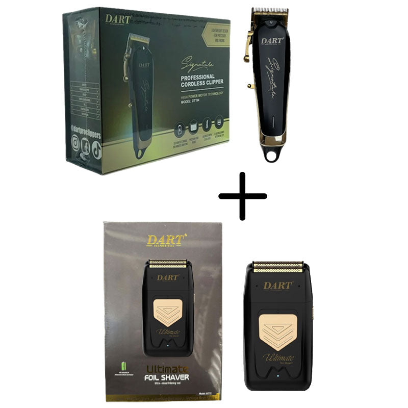 DART Signature Cordless Clipper And Ultimate Foil Shaver Duo Set
