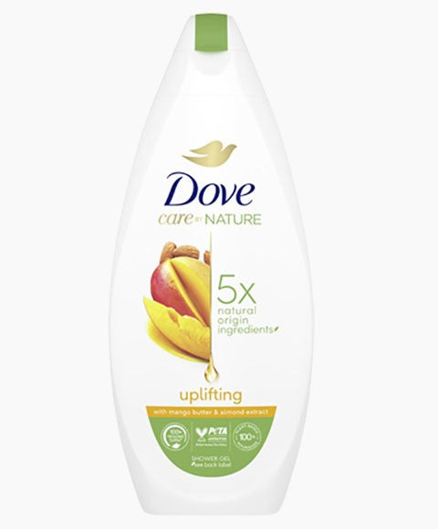 Dove Care By Nature Uplifting Mango Butter And Almond Extract Shower Gel
