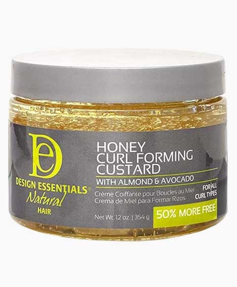 Design Essentials Design Natural Honey Curl Forming Custard With Almond And Avocado