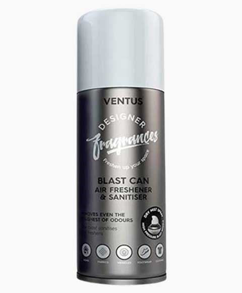 Designer Fragrances Blast Can Air Freshener And Sanitiser Ventus