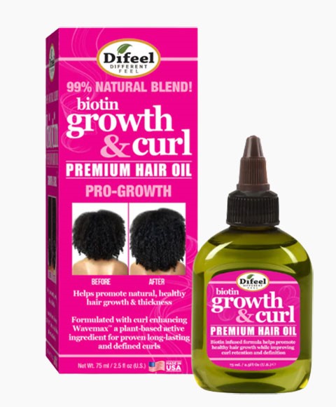 Difeel Biotin Pro Growth And Curl Premium Hair Oil