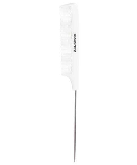 Denman Precision Professional Pin Tail Comb DPC1 WHT
