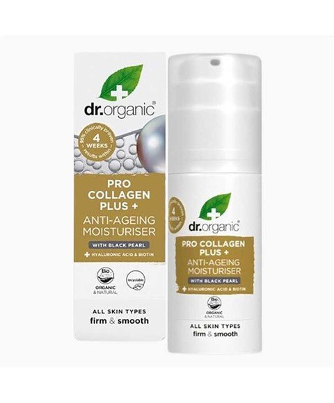 Dr Organic Pro Collagen Plus Anti Ageing Moisturiser With Black Pearl