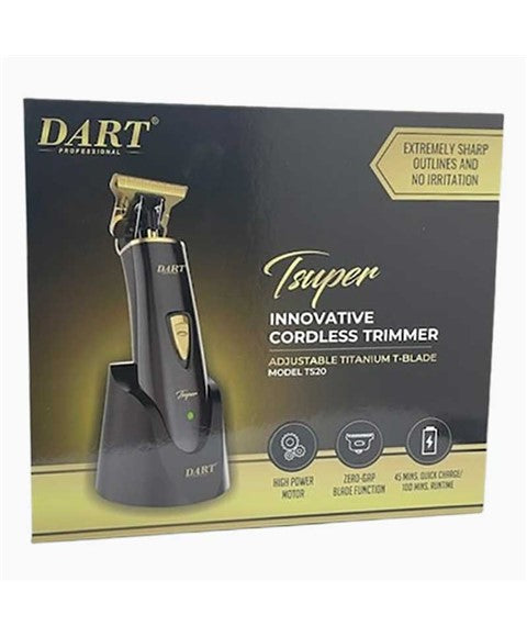 DART Professional Dart Innovative Cordless Trimmer TS20 Black