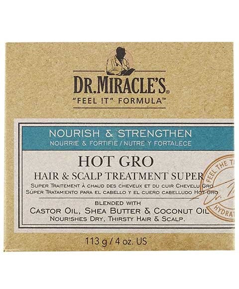 Dr. Miracles  Hot Gro Hair N Scalp Treatment Super