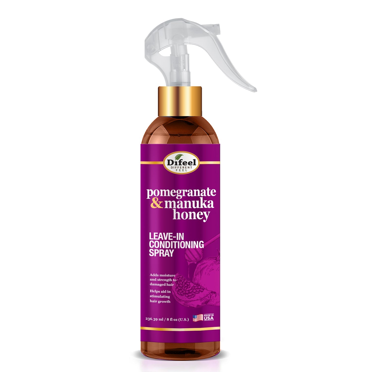 Difeel Pomegranate And Manuka Honey Leave In Conditioning Spray 237ml