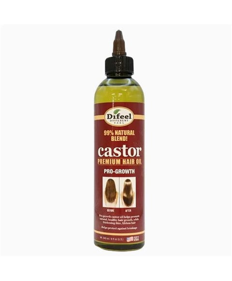 Difeel  Castor Oil Pro Growth Premium Hair Oil
