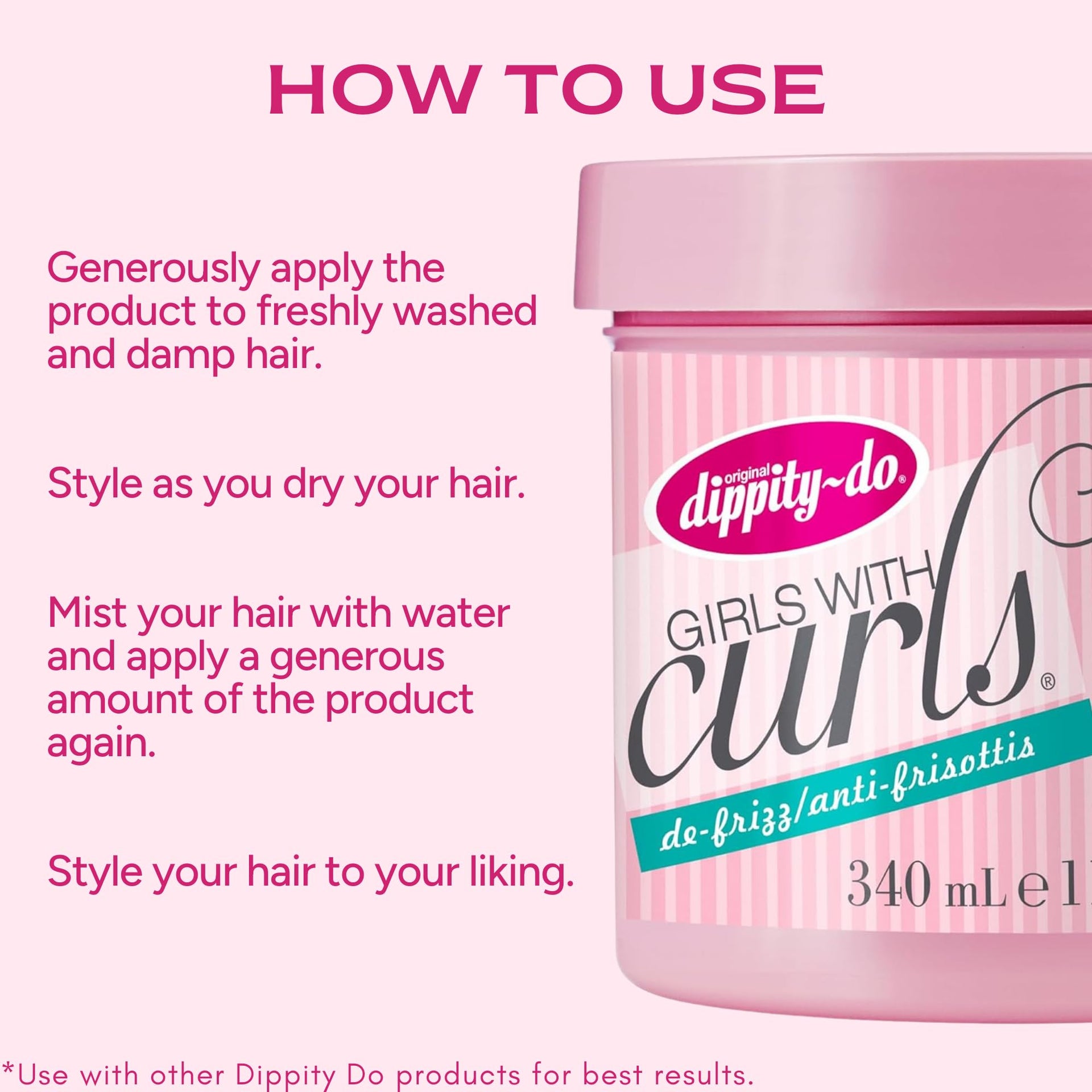 Dippity-Do Girls With Curls Curl Shaping Light Hold Gelee - 340ml