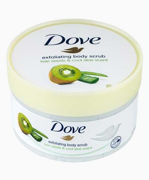 Dove Exfoliating Body Scrub With Kiwi Seeds And Cool Aloe Scent
