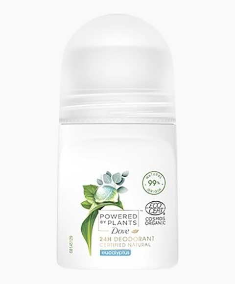 Dove Powered By Plants Certified Natural Eucalyptus 24H Deodorant Roll On