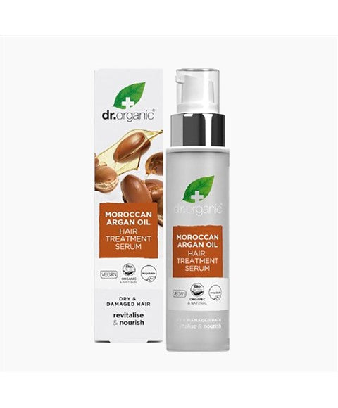 Dr Organic Bioactive - Skincare Organic Moroccan Argan Oil Hair Treatment Serum