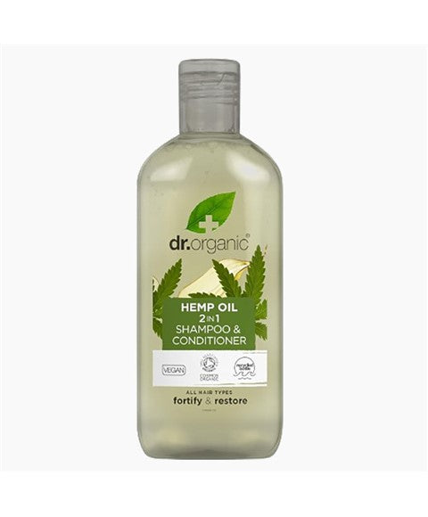 Dr Organic Bioactive Haircare Hemp Oil 2 In 1 Shampoo And Conditioner