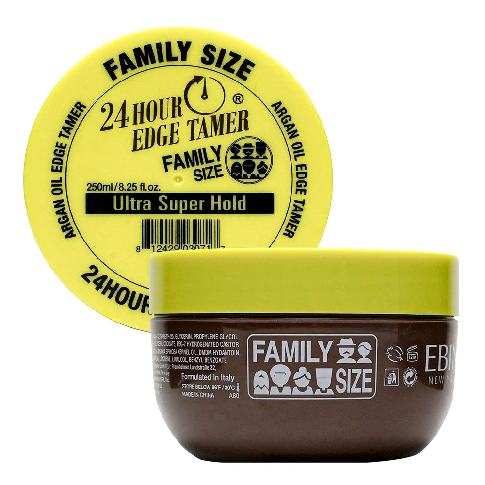 EBIN 24 Hour Argan Oil Ultra Super Hold Edge Tamer 80ml, 120ml / 250ml