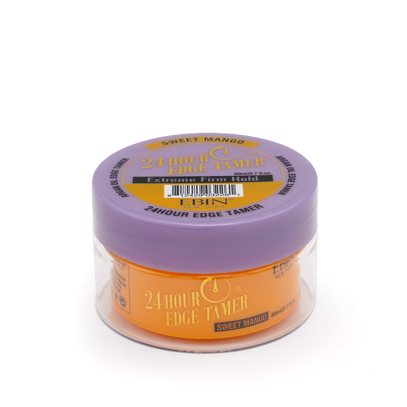 EBIN 24 Hour Edge Tamer Sweet Mango Extreme Firm Hold 80ml, 15ml / 250ml