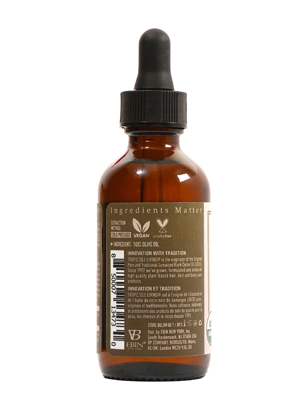 EBIN New York Organic Collection Cold Pressed Olive Oil 59ml