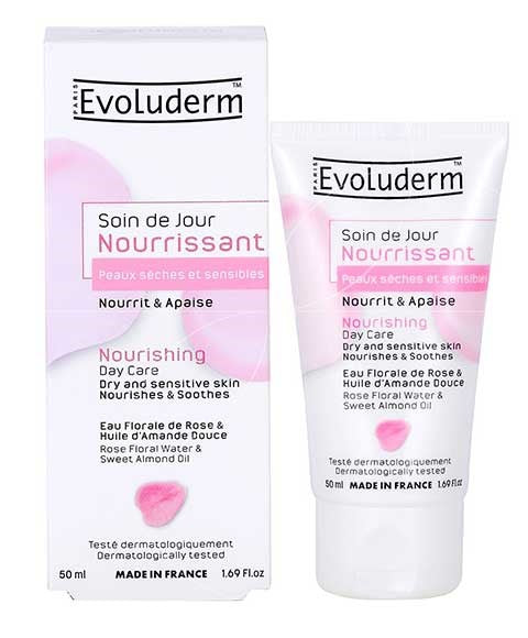 Evoluderm  Nourishing Day Care Cream With Rose
