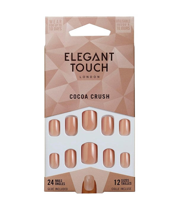 Elegant Touch - Cocoa Crush Nail With Glue