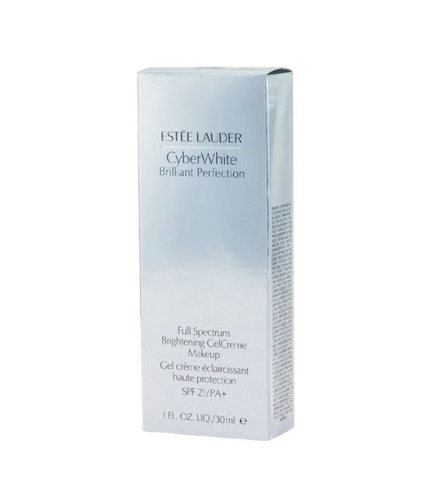 Estee Lauder Cyber White Brilliant Perfection Full Spectrum Gel Creme Makeup