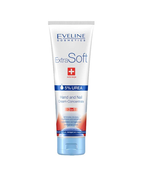 Eveline  Extra Soft 5 Percent Urea 3 In 1 Hand Nail Cream