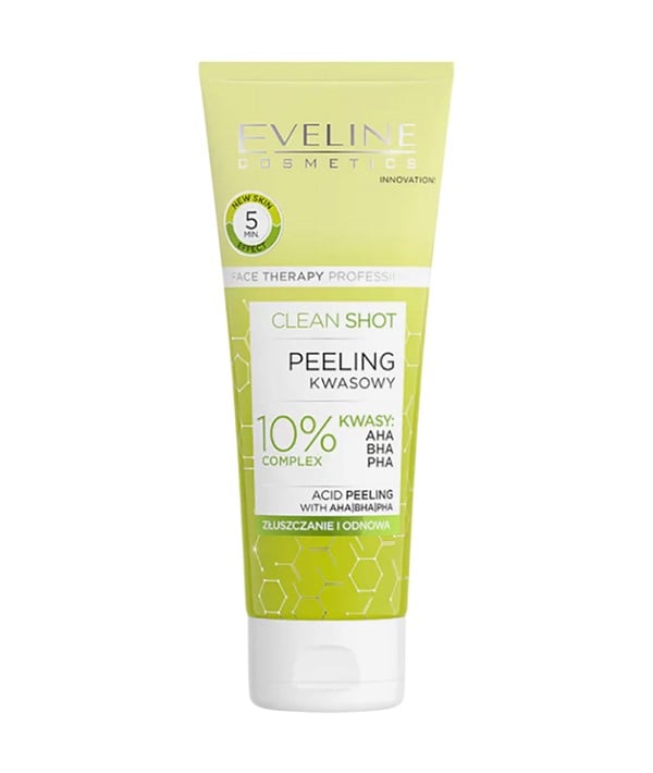 Eveline Clean Shot Face Acid Peeling 10 Percent Acid Complex