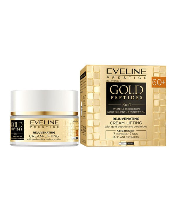 Eveline  Gold Peptides 3 In 1 Rejuvenating Cream Lifting 60 Plus