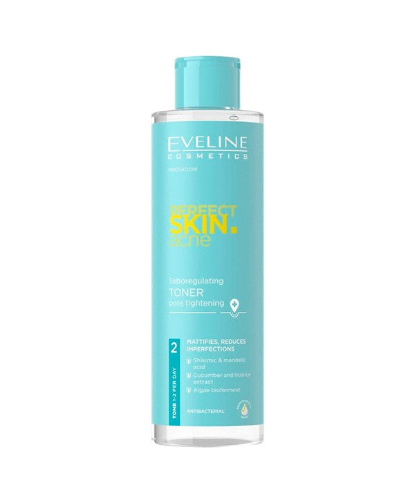Eveline Perfect Skin Acne Seboregulating Toner Pore Tightening