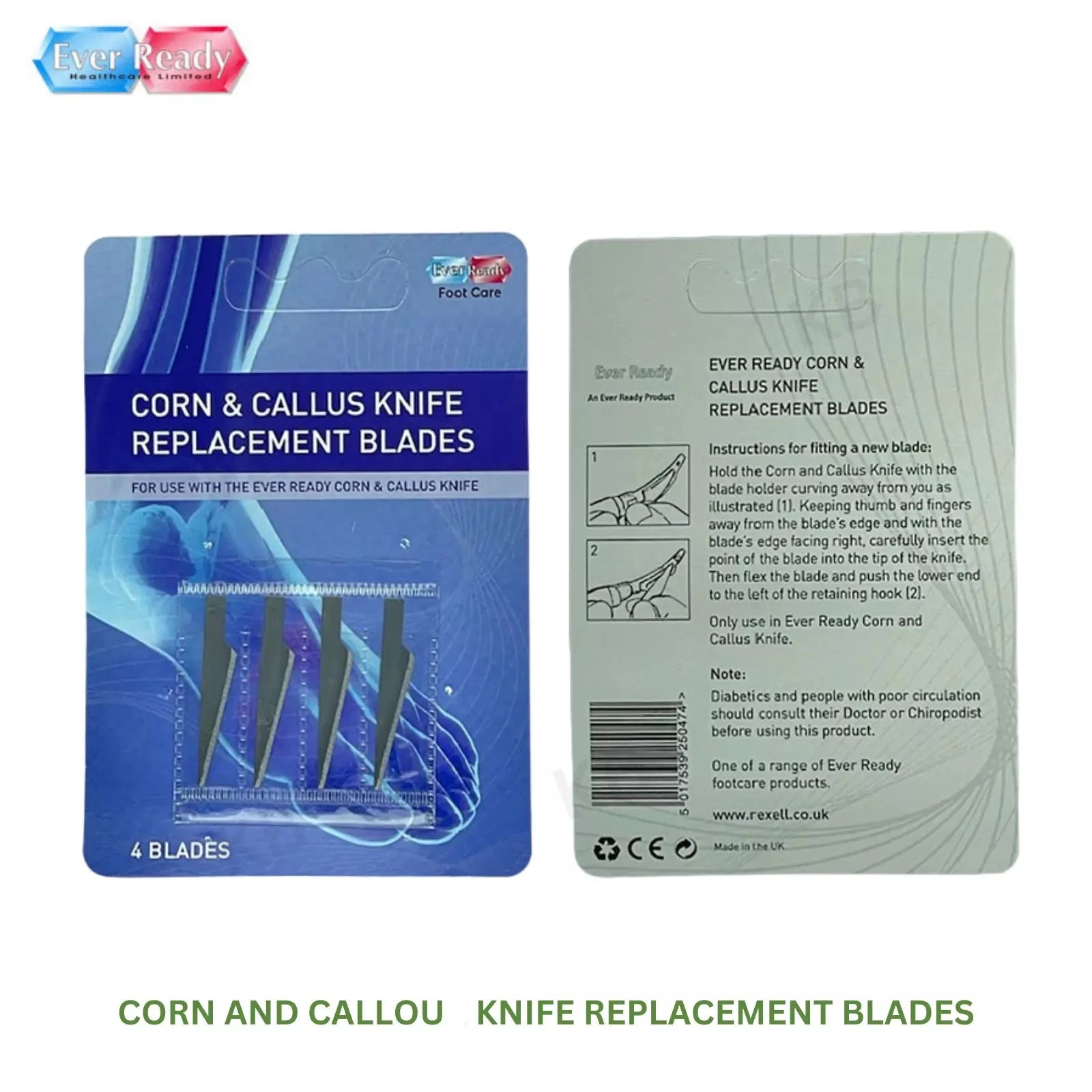 Ever Ready Corn And Callous Knife Replacement Blades