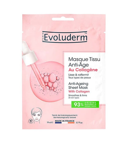 Evoluderm Anti Ageing Collagen Sheet Mask 19ml