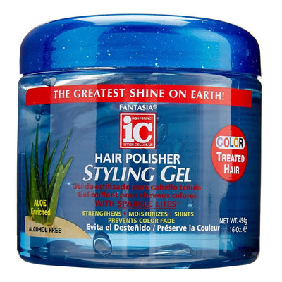 Fantasia Hair Polisher Styling Gel For Color Treated Hair 454g
