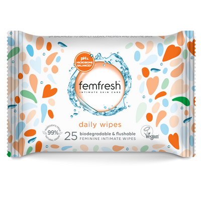 Fem Fresh Intimate Skin Care 25 Daily Wipes