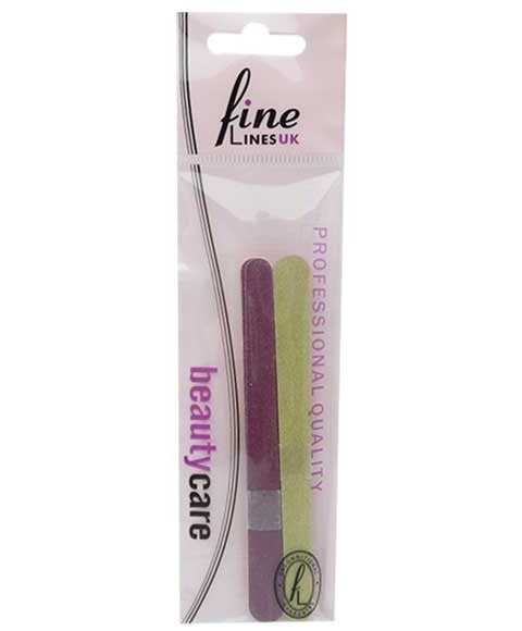 Fine LinesUK 10 Emery Boards Double Sided EB12