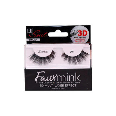 Bee Sales Response Soul Faux Mink 3D Effect Eyelash Black 004