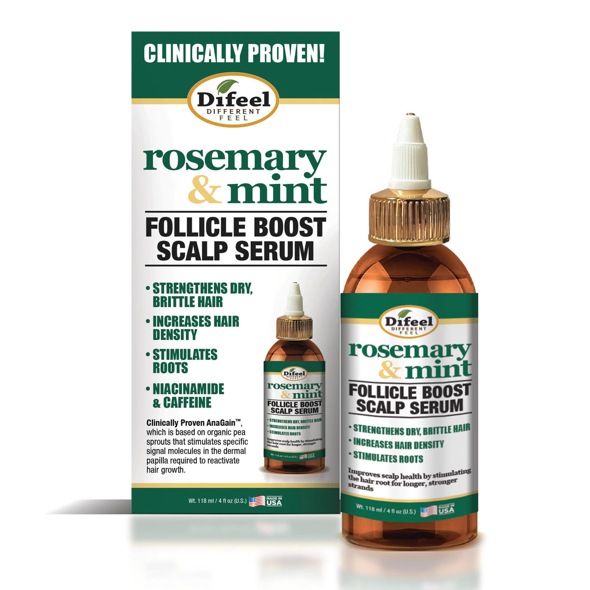 Difeel Rosemary And Mint Follicle Boost Scalp Serum 118ml