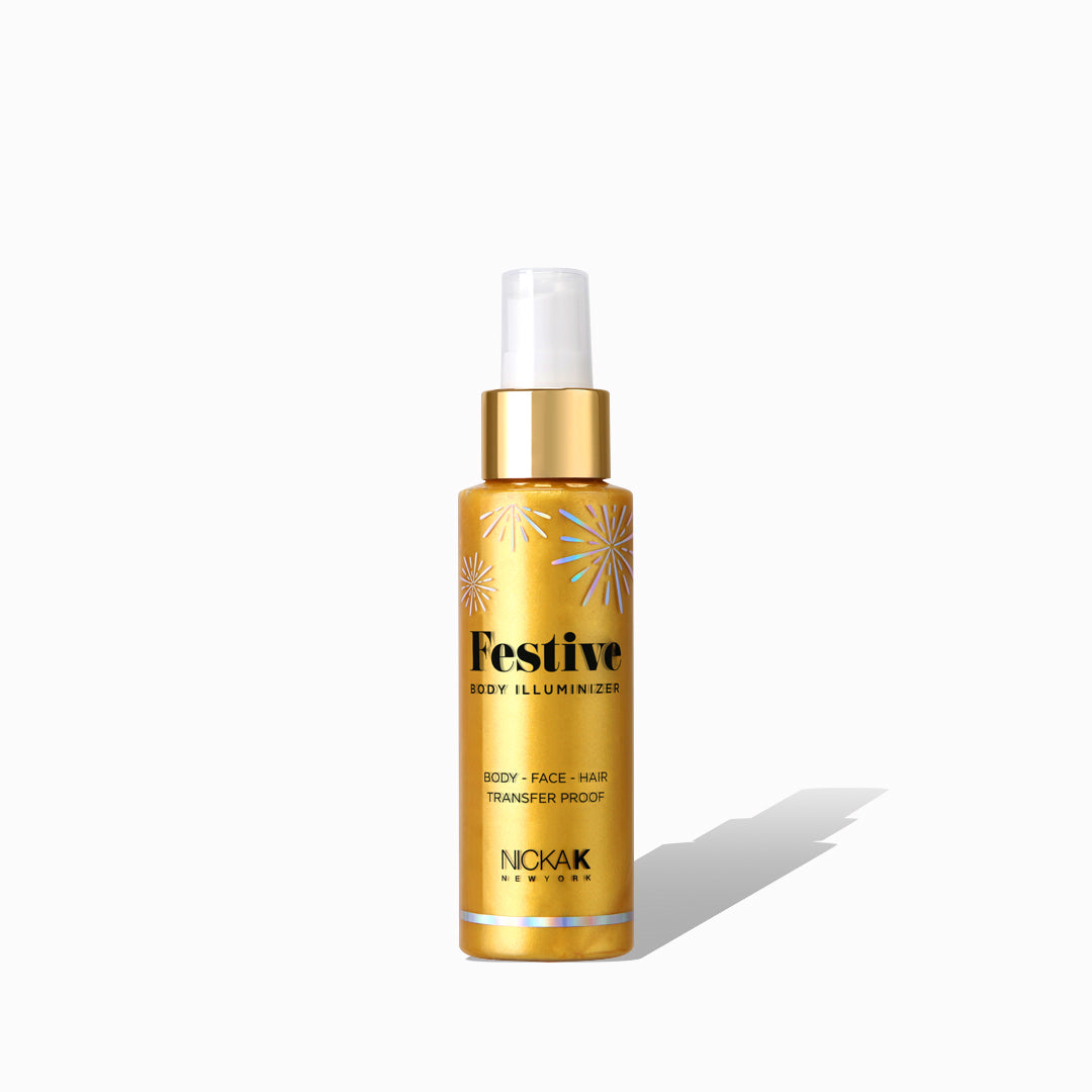 NICKA K NEWYORK Festive Body Illuminizer Gold 100ml