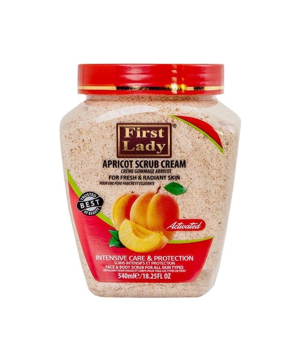 Firstlady First Lady - Apricot Scrub Cream For Face And Body