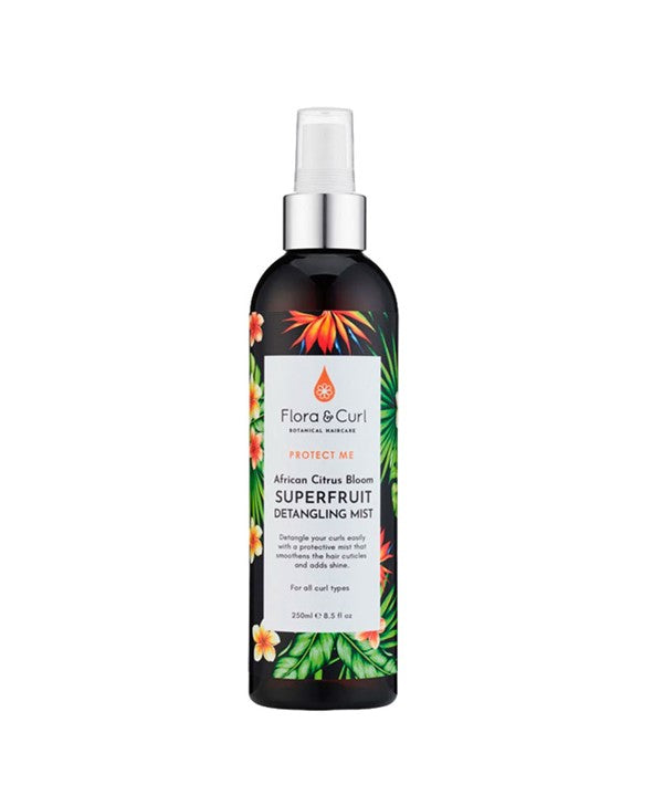 Flora And Curl Protect Me African Citrus Bloom Superfruit Detangling Mist