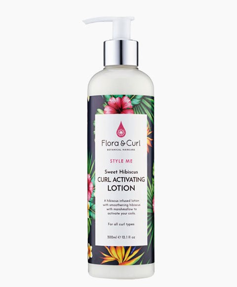 Flora And Curl Style Me Sweet Hibiscus Curl Activating Lotion