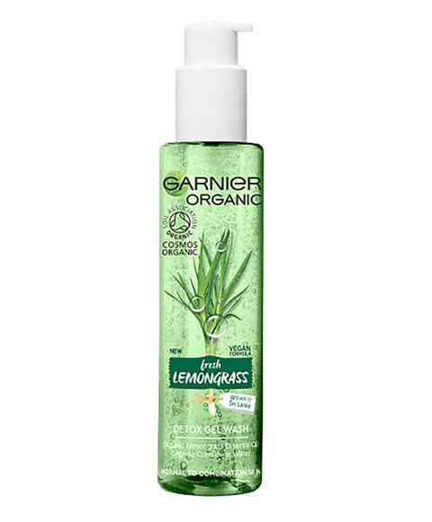 Garnier  Organic Fresh Lemongrass Detox Gel Wash 