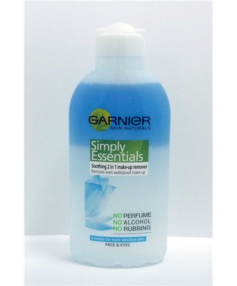 Garnier Soothing 2 in 1 Make Up Remover 200ml Suitable for Sensitive Skin